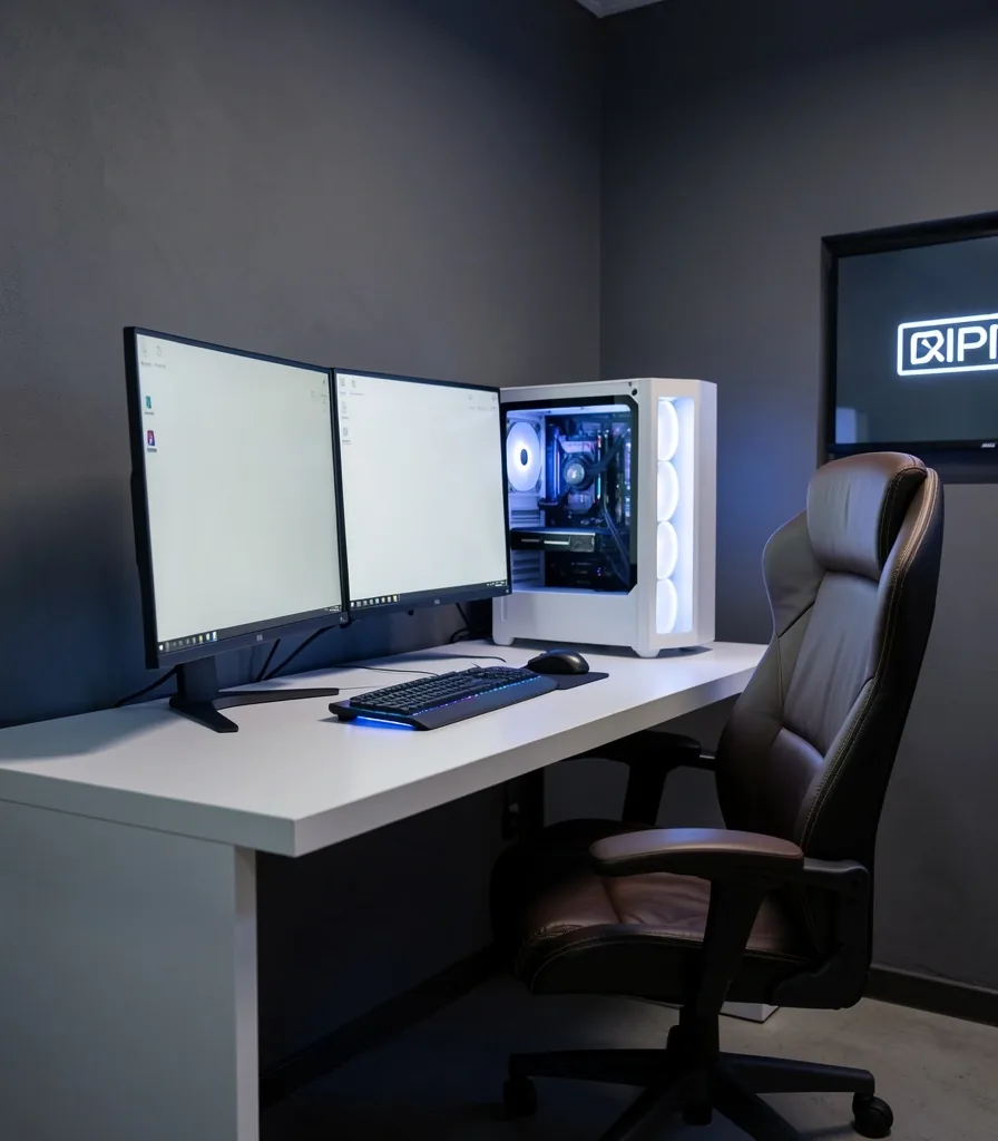 Interior de las estaciones de trabajo de Galdrexia en Bogotá