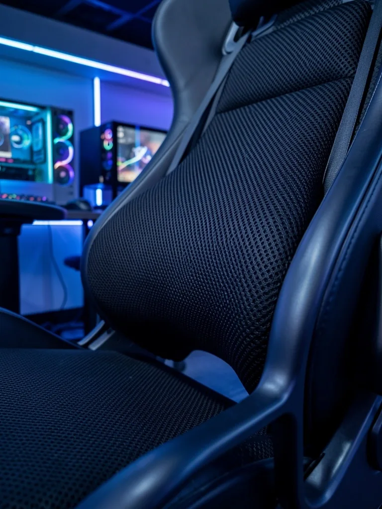 Silla ergonómica de soporte lumbar