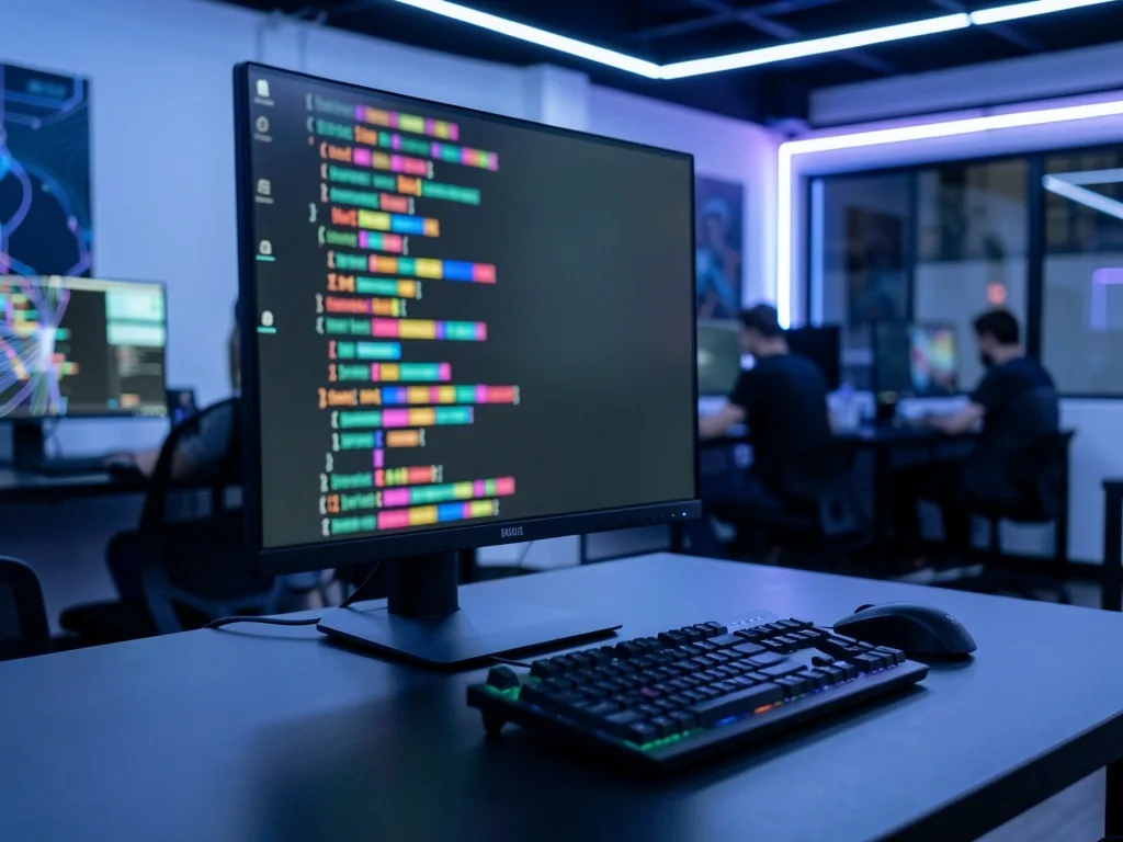 Estación de desarrollo con IDE y compiladores optimizados