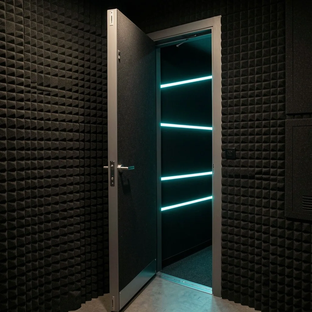 Puerta de sala VIP con aislamiento acústico